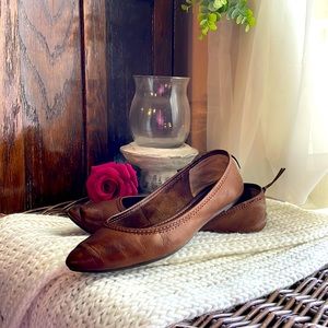 Frye Regina Leather Ballet Flats